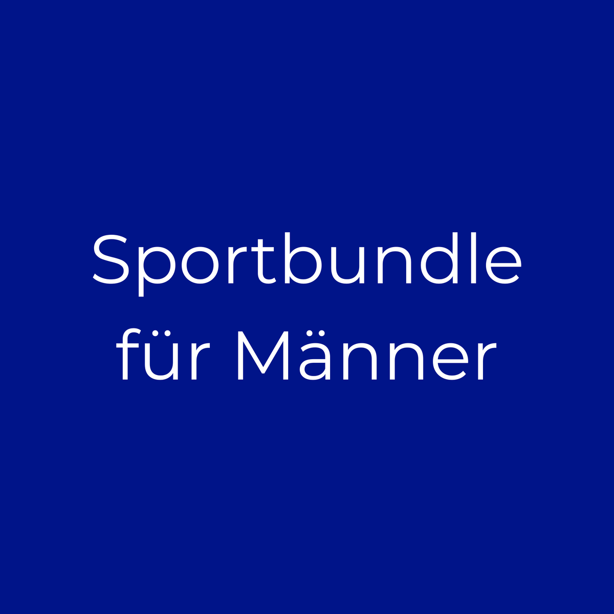 Sportset für Männer