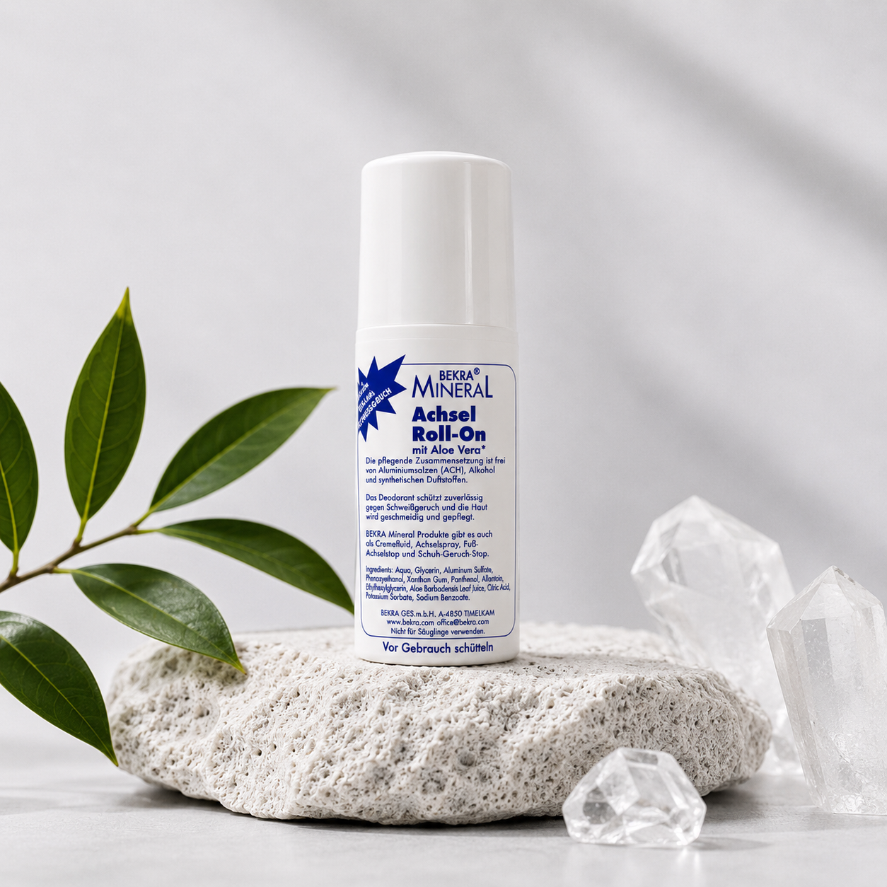 Déodorant à bille sans aluminium