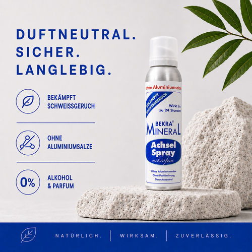 Achselspray Mikrofein Aluminiumfrei